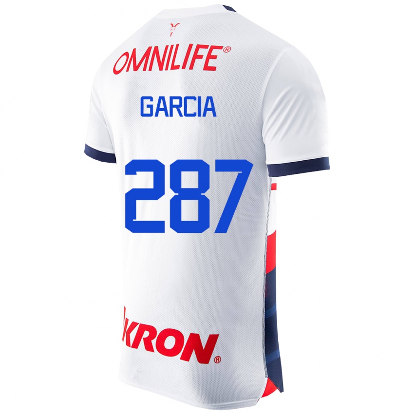 Donna Maglia Gael García #287 Bianco Kit Gara Away 2023/24 Maglietta