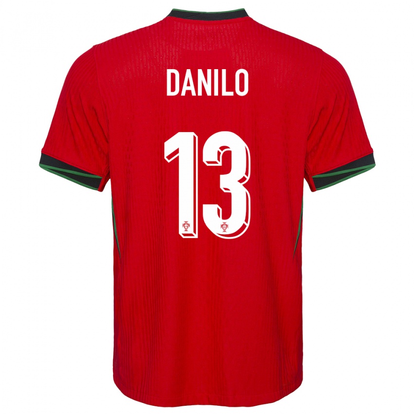 Bambino Maglia Portogallo Danilo Pereira #13 Rosso Kit Gara Home 24-26 Maglietta