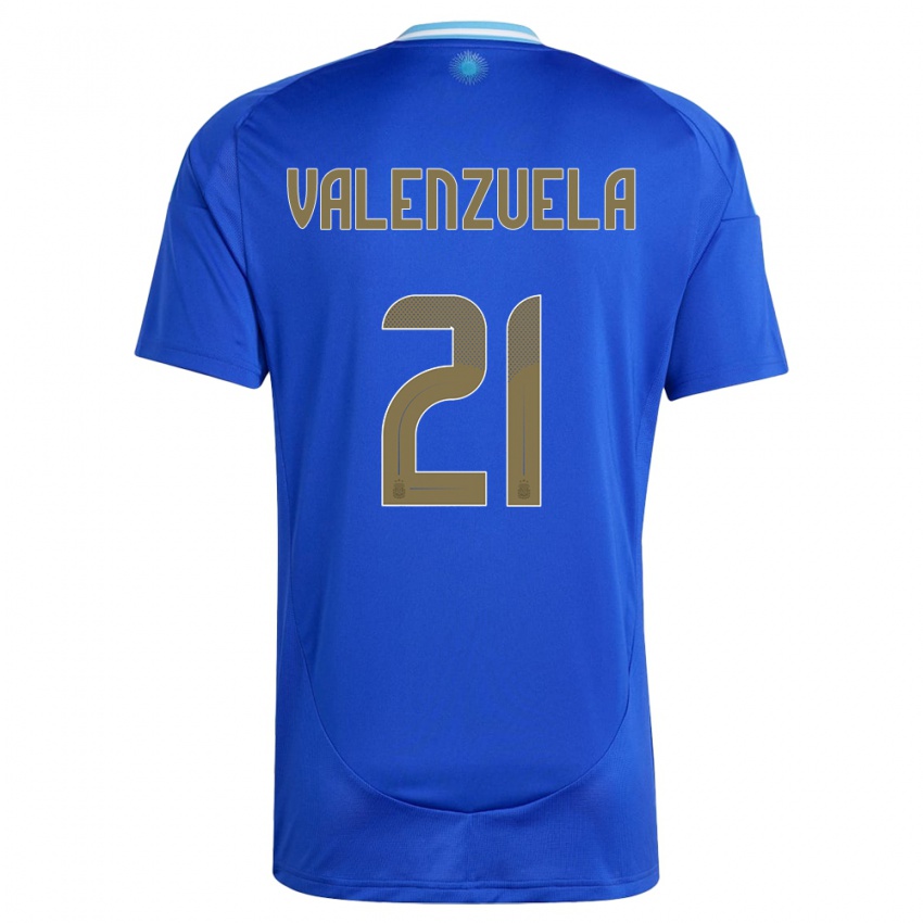 Bambino Maglia Argentina Fernando Valenzuela #21 Blu Kit Gara Away 24-26 Maglietta