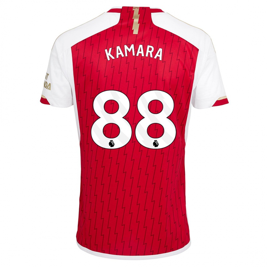 Bambino Maglia Osman Kamara #88 Rosso Kit Gara Home 2023/24 Maglietta