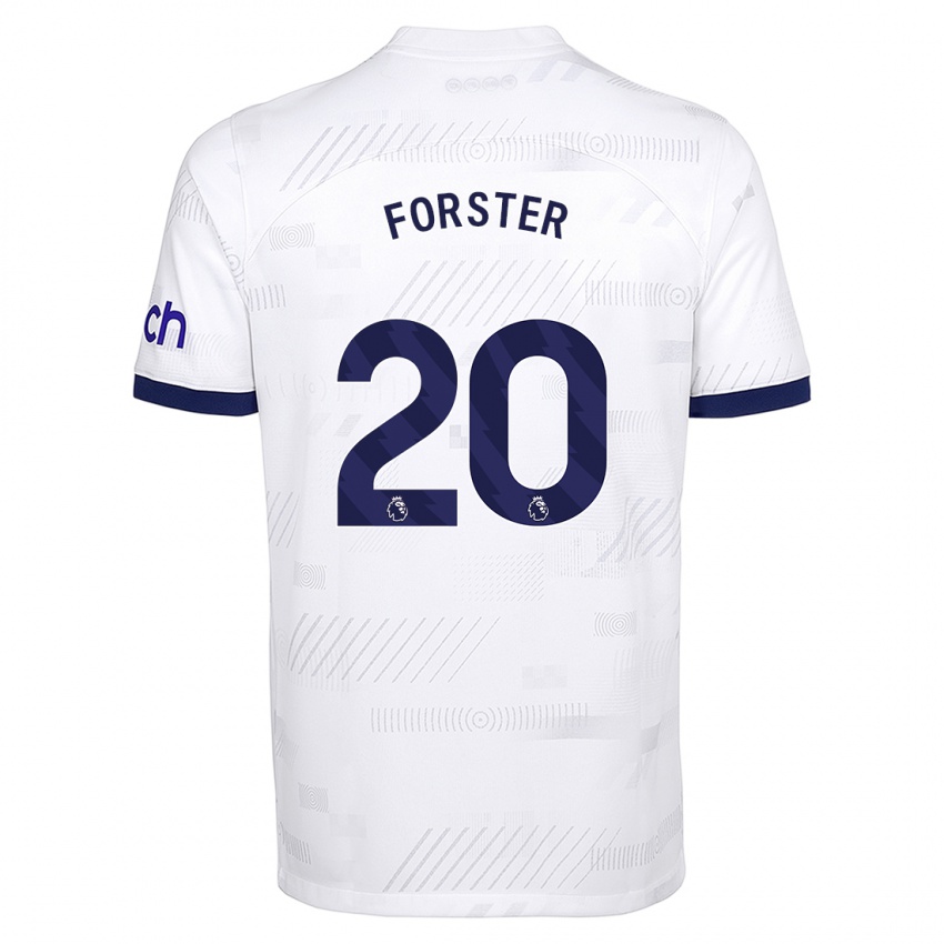 Bambino Maglia Fraser Forster #20 Bianco Kit Gara Home 2023/24 Maglietta