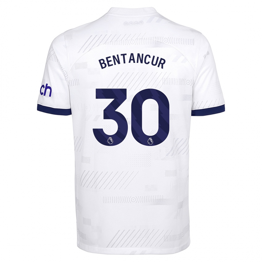 Bambino Maglia Rodrigo Bentancur #30 Bianco Kit Gara Home 2023/24 Maglietta