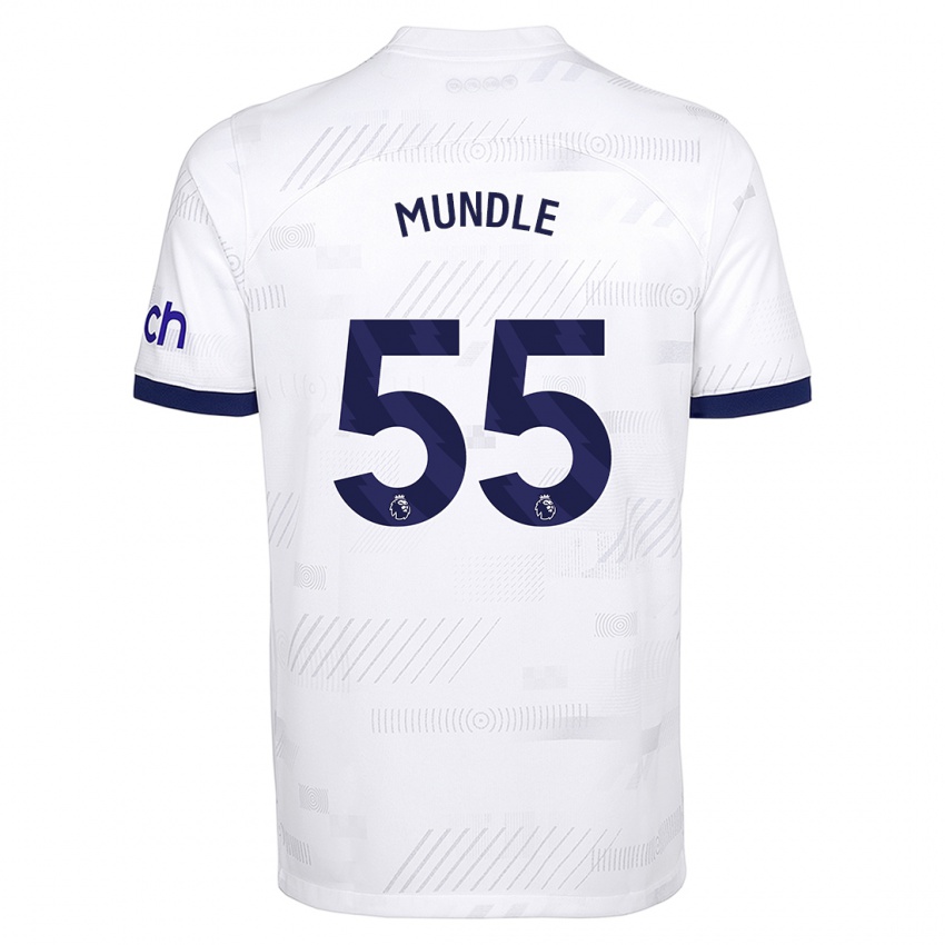 Bambino Maglia Romaine Mundle #55 Bianco Kit Gara Home 2023/24 Maglietta