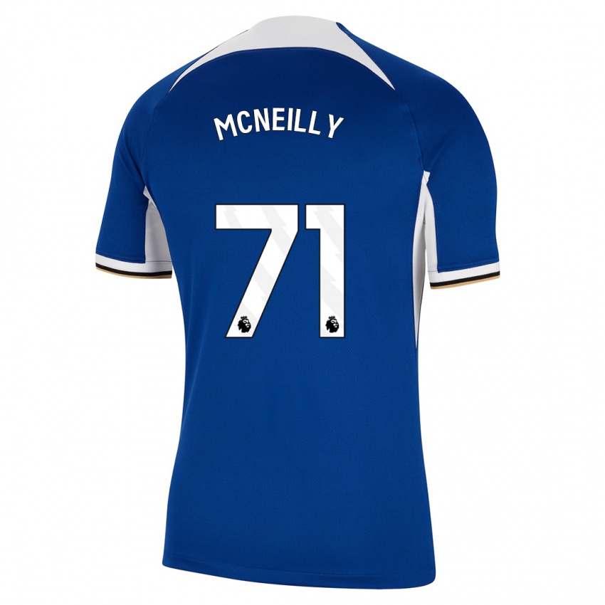 Bambino Maglia Donnell Mcneilly #71 Blu Kit Gara Home 2023/24 Maglietta