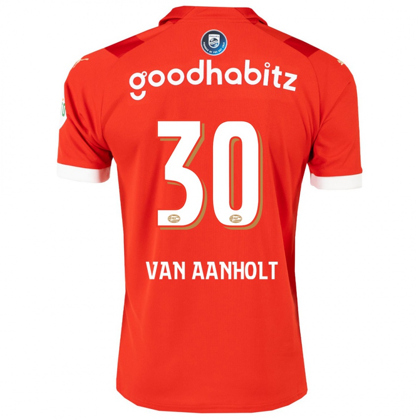 Bambino Maglia Patrick Van Aanholt #30 Rosso Kit Gara Home 2023/24 Maglietta