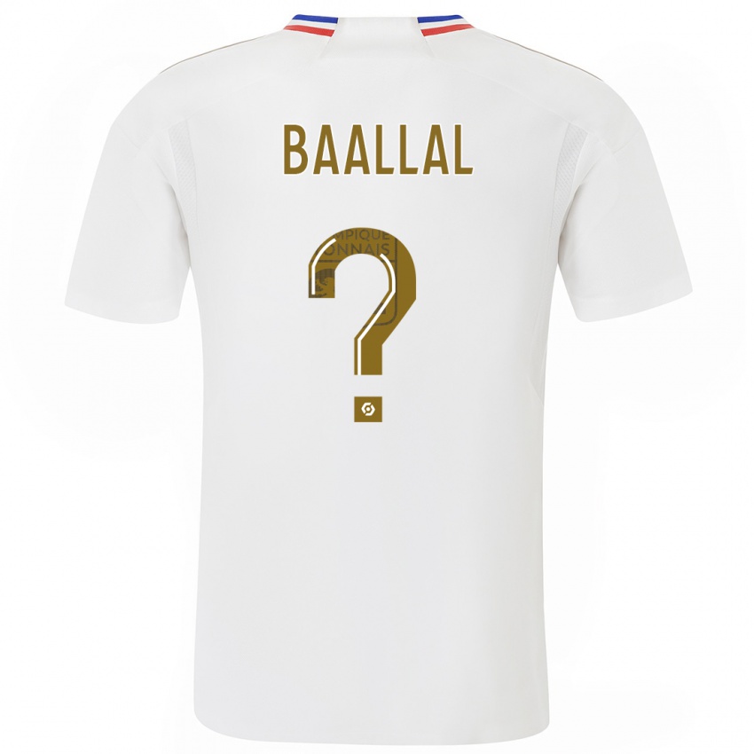 Bambino Maglia Abdellah Baallal #0 Bianco Kit Gara Home 2023/24 Maglietta