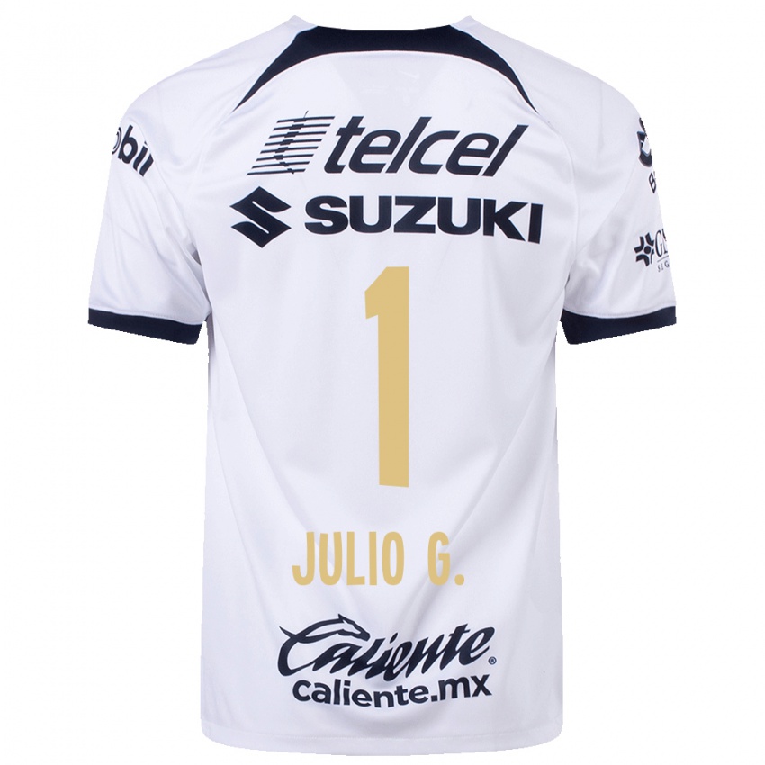 Bambino Maglia Julio González #1 Bianco Kit Gara Home 2023/24 Maglietta