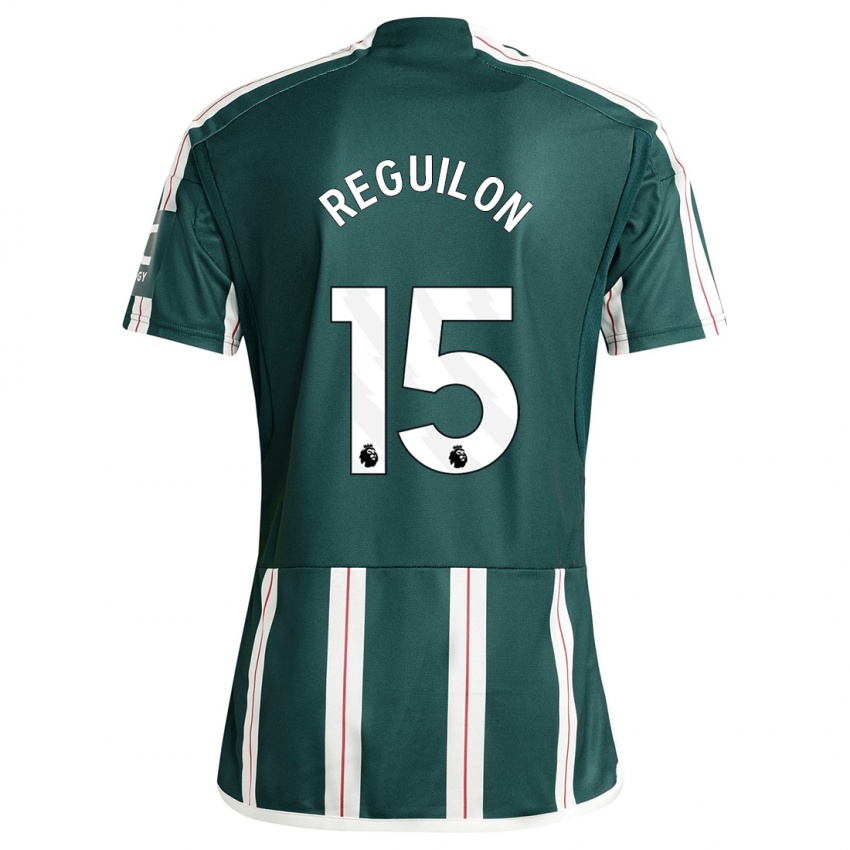 Bambino Maglia Sergio Reguilon #15 Verde Scuro Kit Gara Away 2023/24 Maglietta