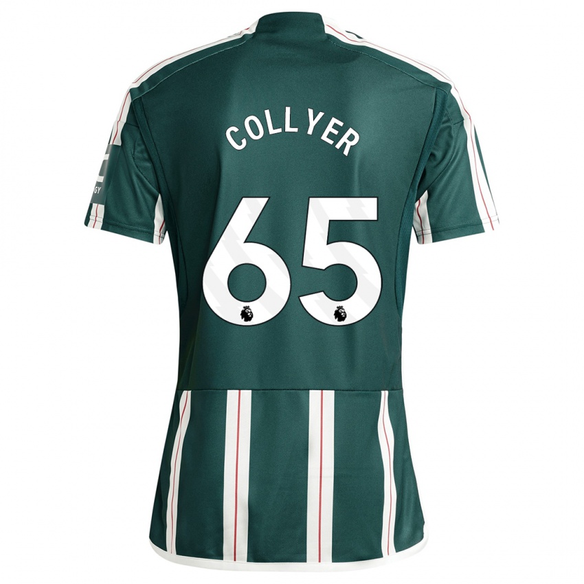 Bambino Maglia Toby Collyer #65 Verde Scuro Kit Gara Away 2023/24 Maglietta