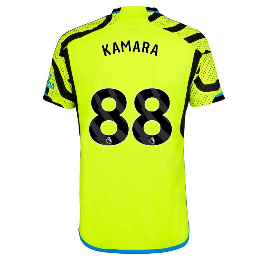 Bambino Maglia Osman Kamara #88 Giallo Kit Gara Away 2023/24 Maglietta