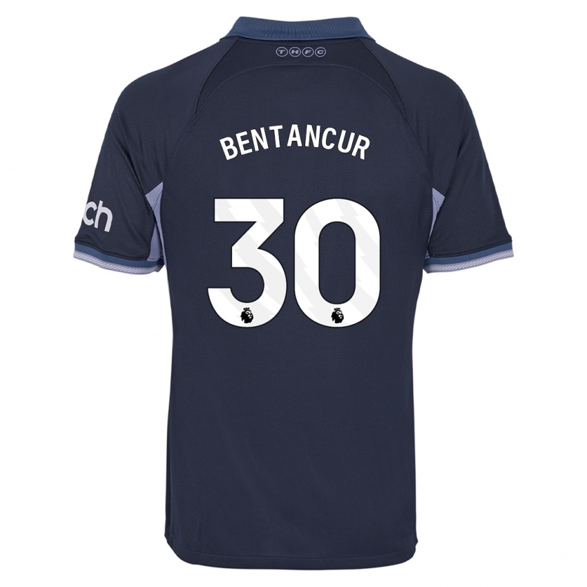 Bambino Maglia Rodrigo Bentancur #30 Blu Scuro Kit Gara Away 2023/24 Maglietta