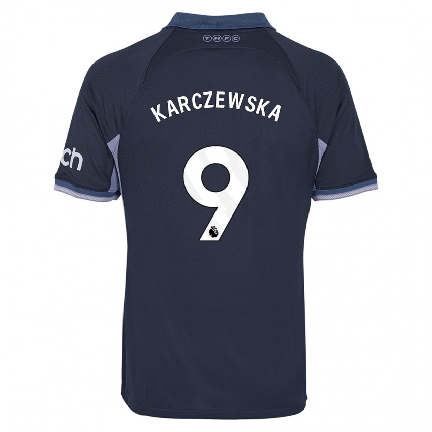 Bambino Maglia Nikola Karczewska #9 Blu Scuro Kit Gara Away 2023/24 Maglietta