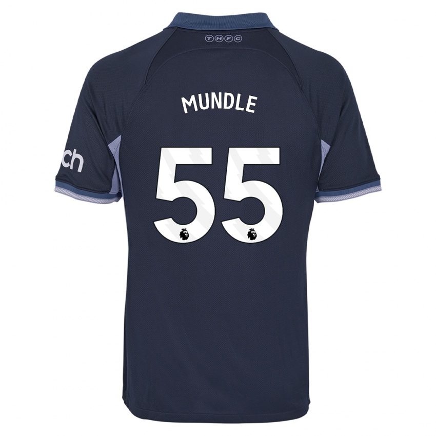 Bambino Maglia Romaine Mundle #55 Blu Scuro Kit Gara Away 2023/24 Maglietta