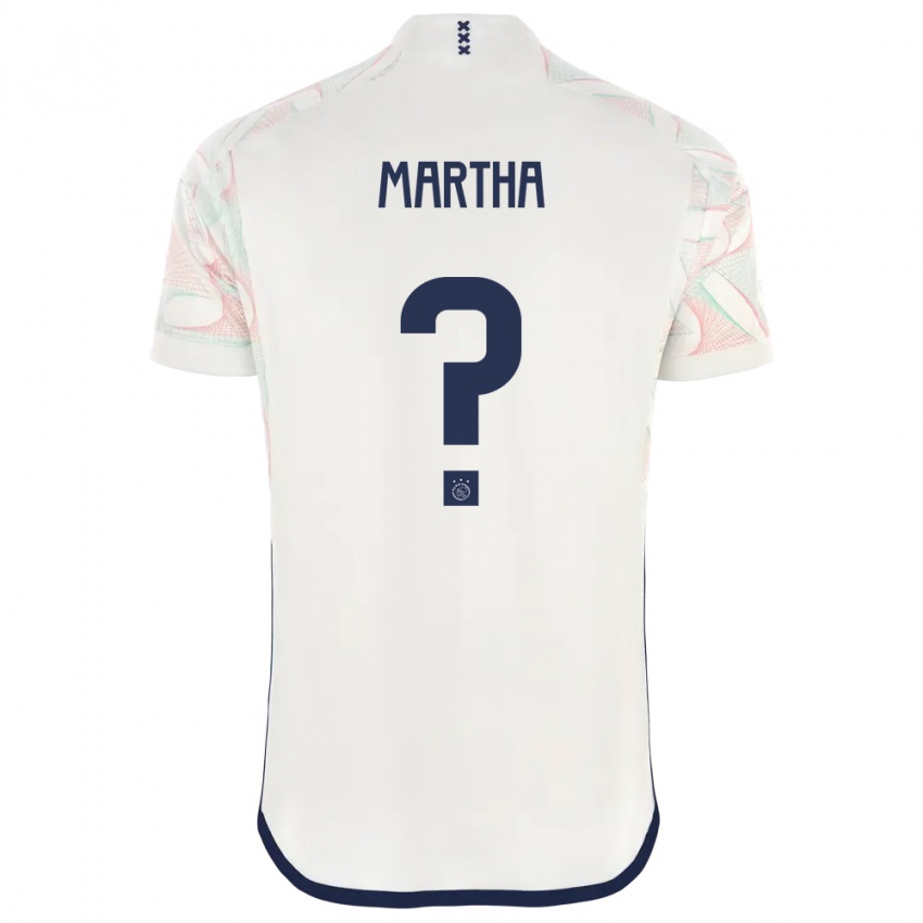 Bambino Maglia Ar'jany Martha #0 Bianco Kit Gara Away 2023/24 Maglietta