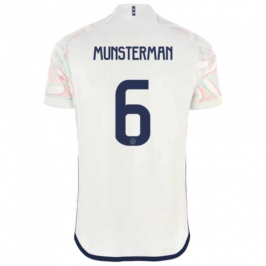 Bambino Maglia Marthe Munsterman #6 Bianco Kit Gara Away 2023/24 Maglietta