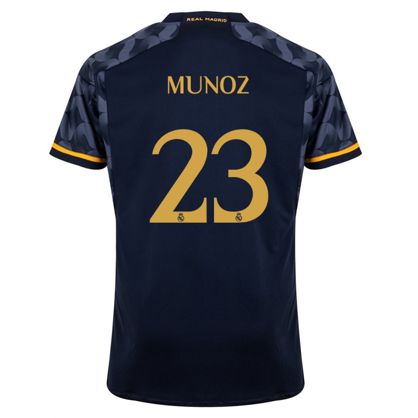 Bambino Maglia Victor Munoz #23 Blu Scuro Kit Gara Away 2023/24 Maglietta