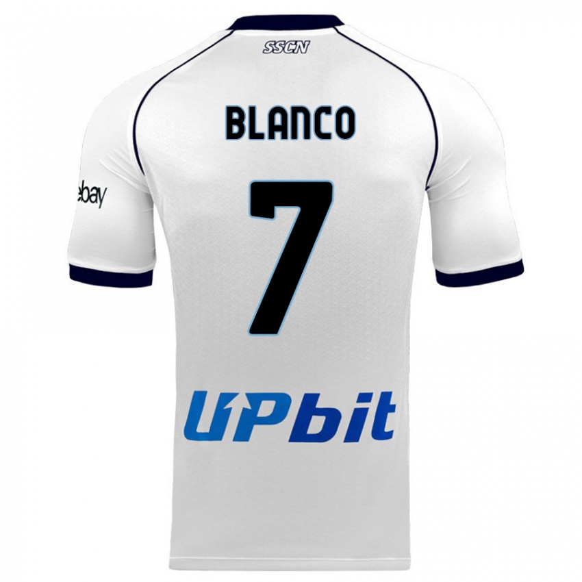 Bambino Maglia Gimena Blanco #7 Bianco Kit Gara Away 2023/24 Maglietta