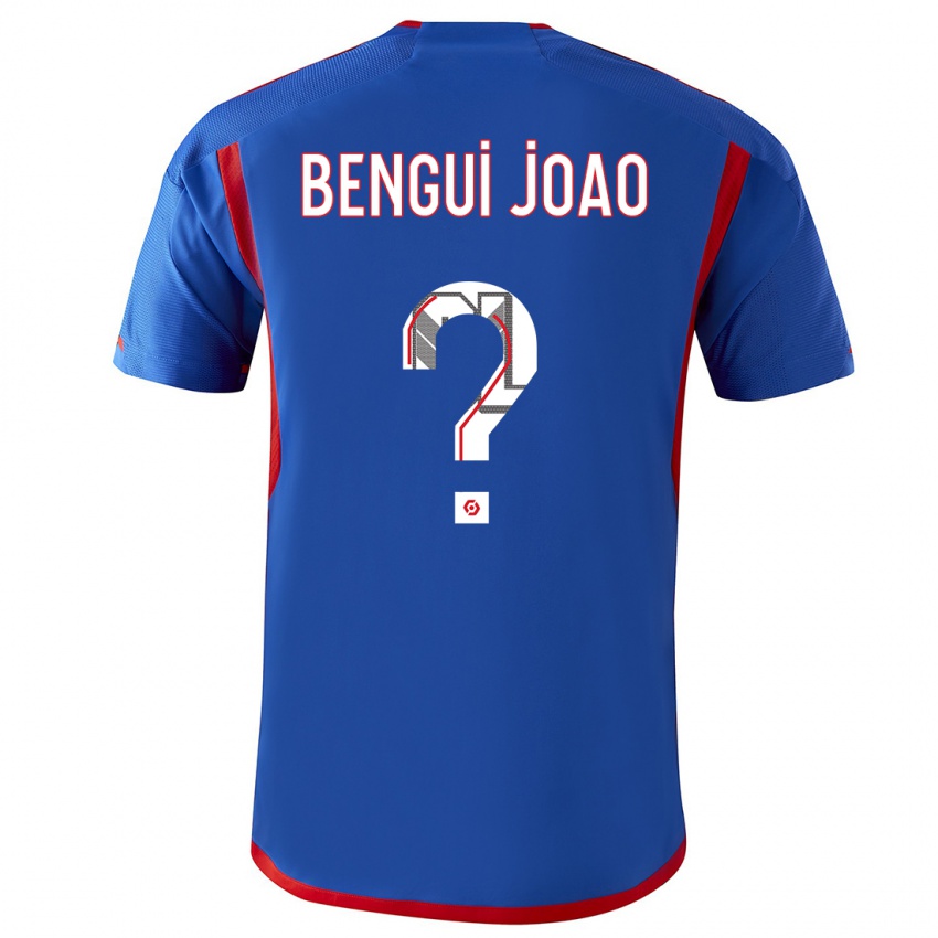 Bambino Maglia Justin Bengui Joao #0 Blu Rosso Kit Gara Away 2023/24 Maglietta