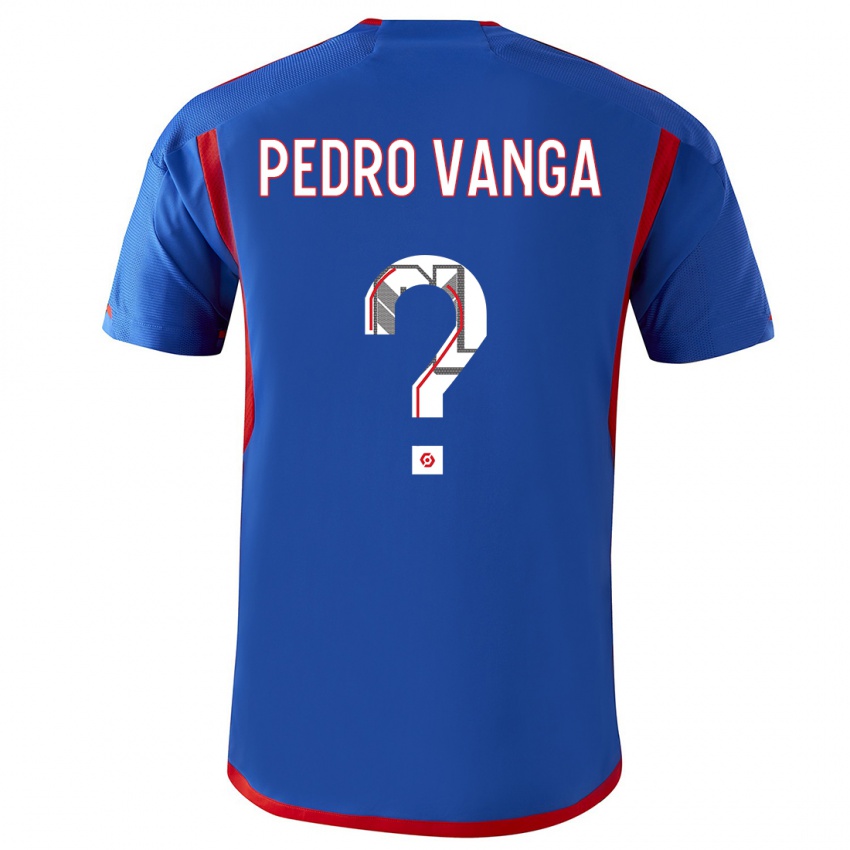 Bambino Maglia Emerson Pedro Vanga #0 Blu Rosso Kit Gara Away 2023/24 Maglietta