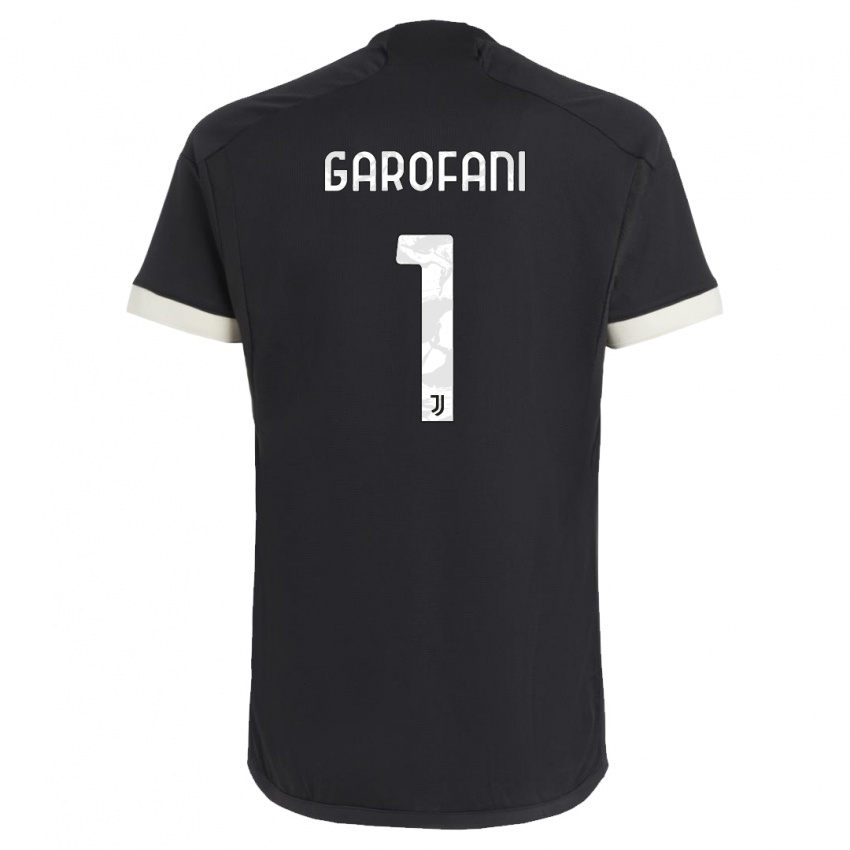 Bambino Maglia Giovanni Garofani #1 Nero Kit Gara Third 2023/24 Maglietta
