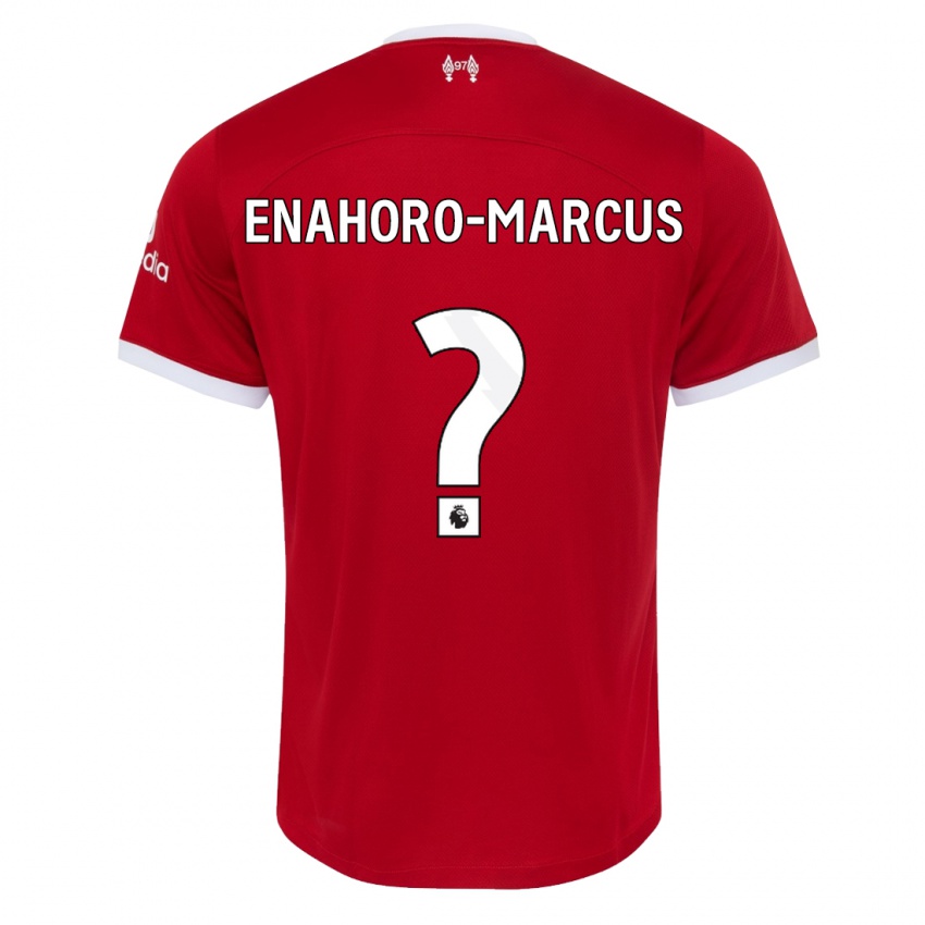 Uomo Maglia Louis Enahoro-Marcus #0 Rosso Kit Gara Home 2023/24 Maglietta
