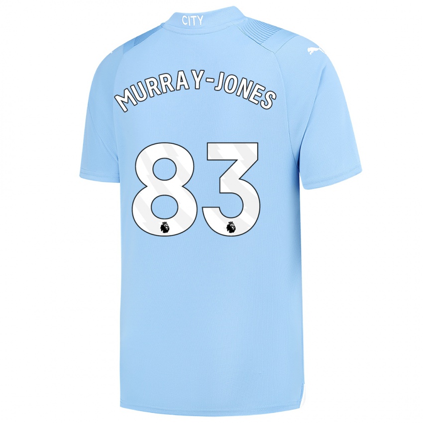 Uomo Maglia George Murray-Jones #83 Azzurro Kit Gara Home 2023/24 Maglietta