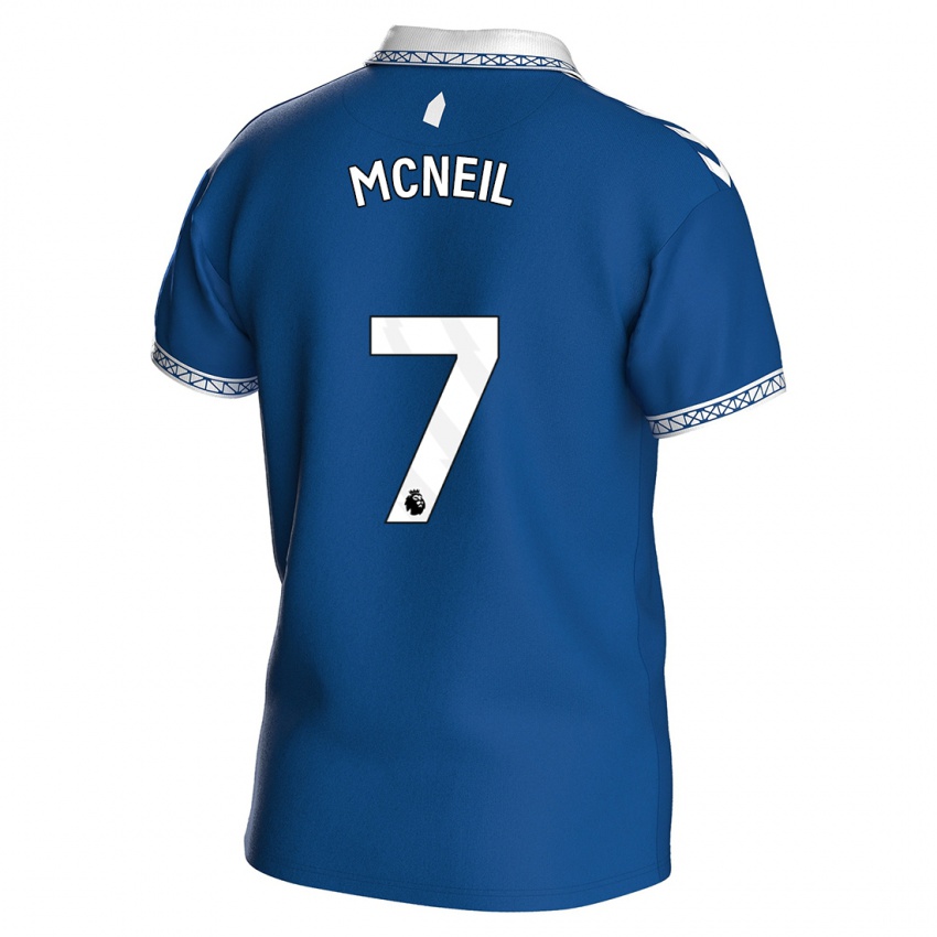 Uomo Maglia Dwight Mcneil #7 Blu Reale Kit Gara Home 2023/24 Maglietta