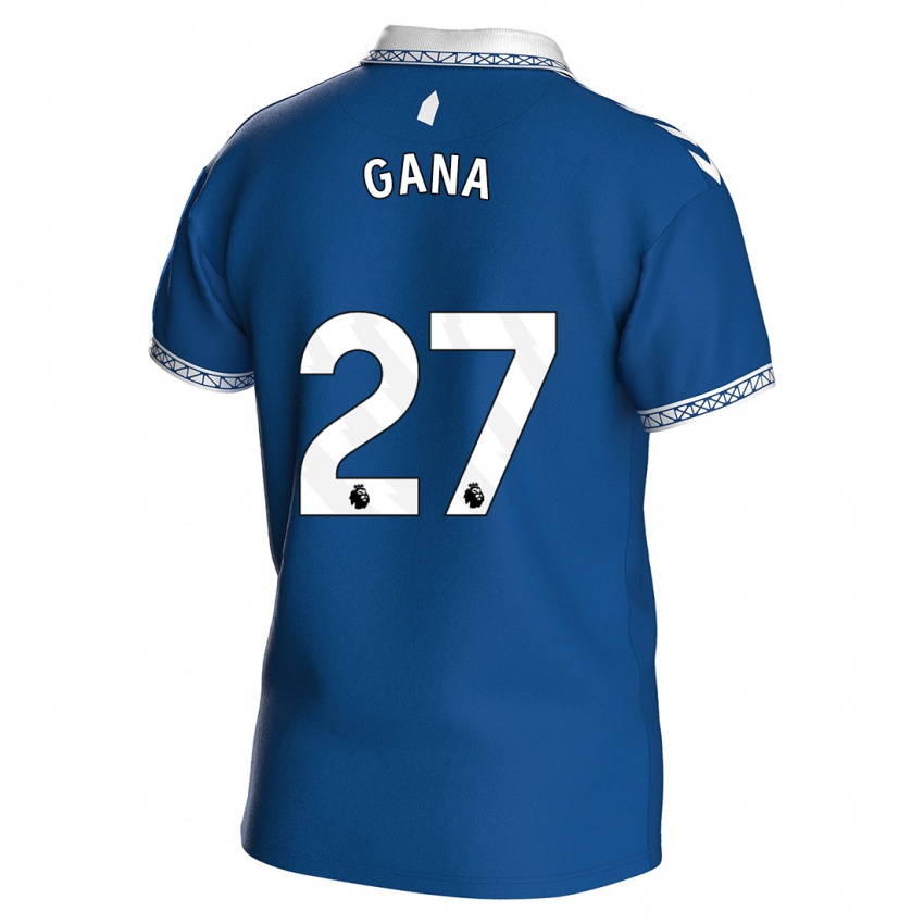 Uomo Maglia Idrissa Gueye #27 Blu Reale Kit Gara Home 2023/24 Maglietta