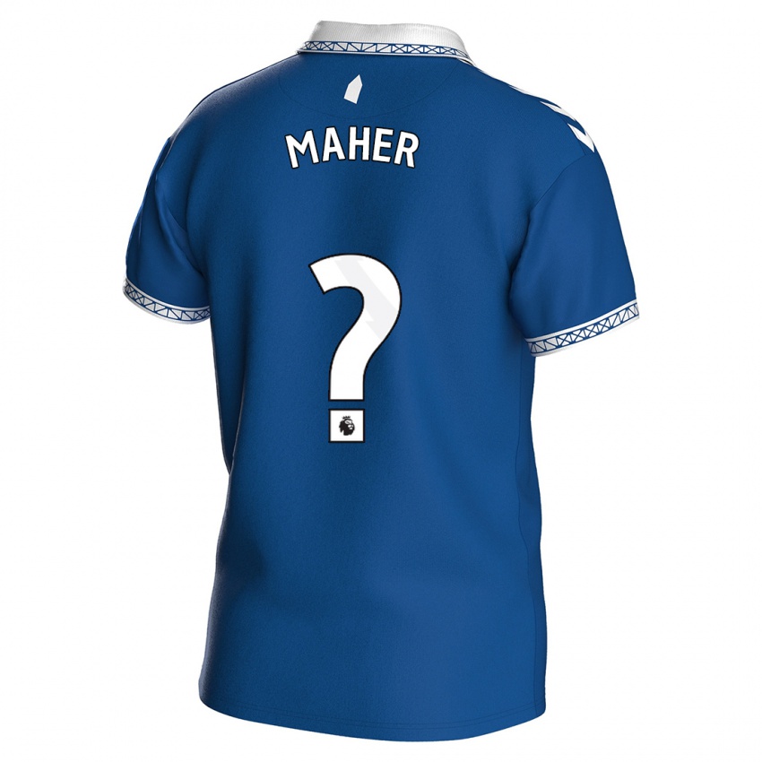 Uomo Maglia Daniel Maher #0 Blu Reale Kit Gara Home 2023/24 Maglietta