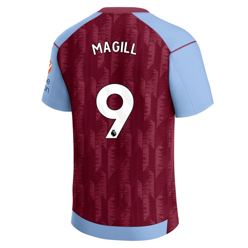 Uomo Maglia Simone Magill #9 Blu Bordeaux Kit Gara Home 2023/24 Maglietta