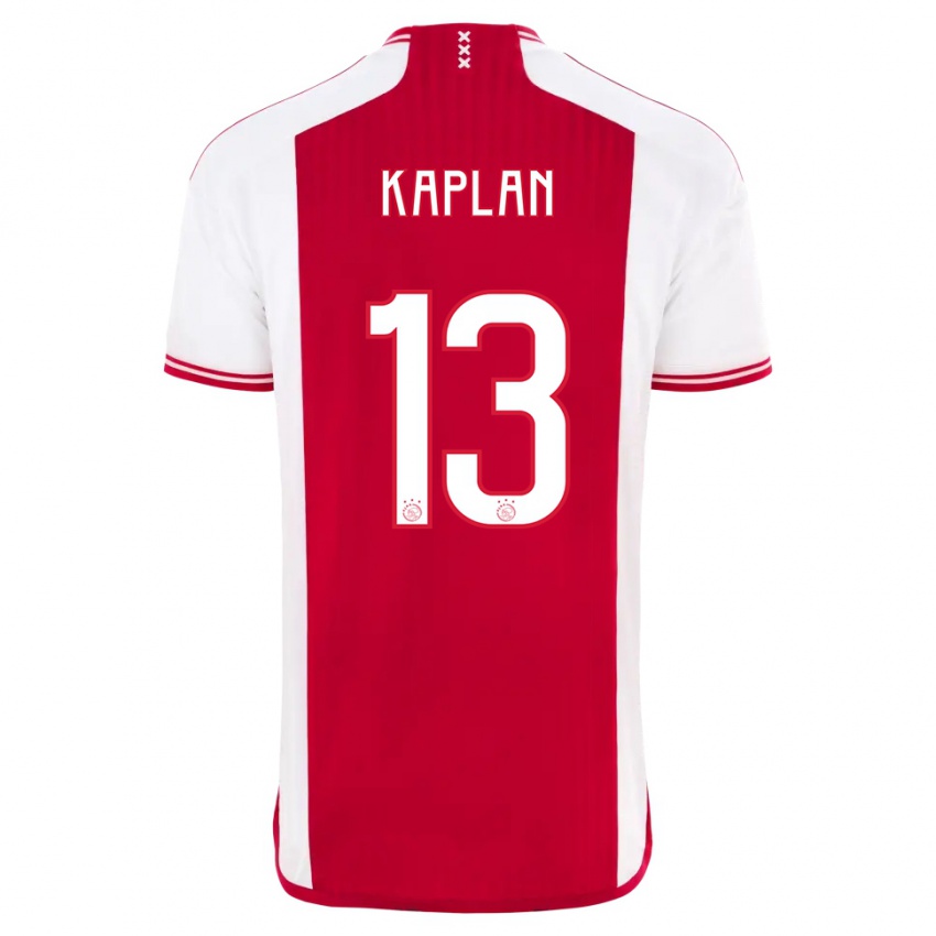 Uomo Maglia Ahmetcan Kaplan #13 Rosso Bianco Kit Gara Home 2023/24 Maglietta
