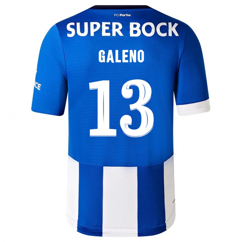 Uomo Maglia Galeno #13 Blu Bianco Kit Gara Home 2023/24 Maglietta