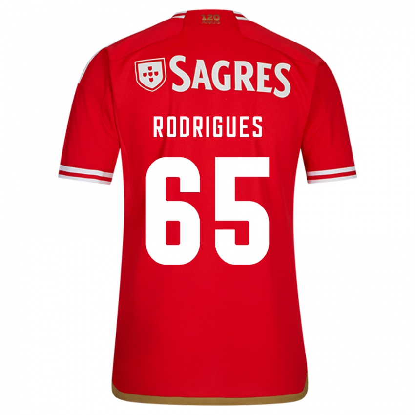 Uomo Maglia Rafael Rodrigues #65 Rosso Kit Gara Home 2023/24 Maglietta