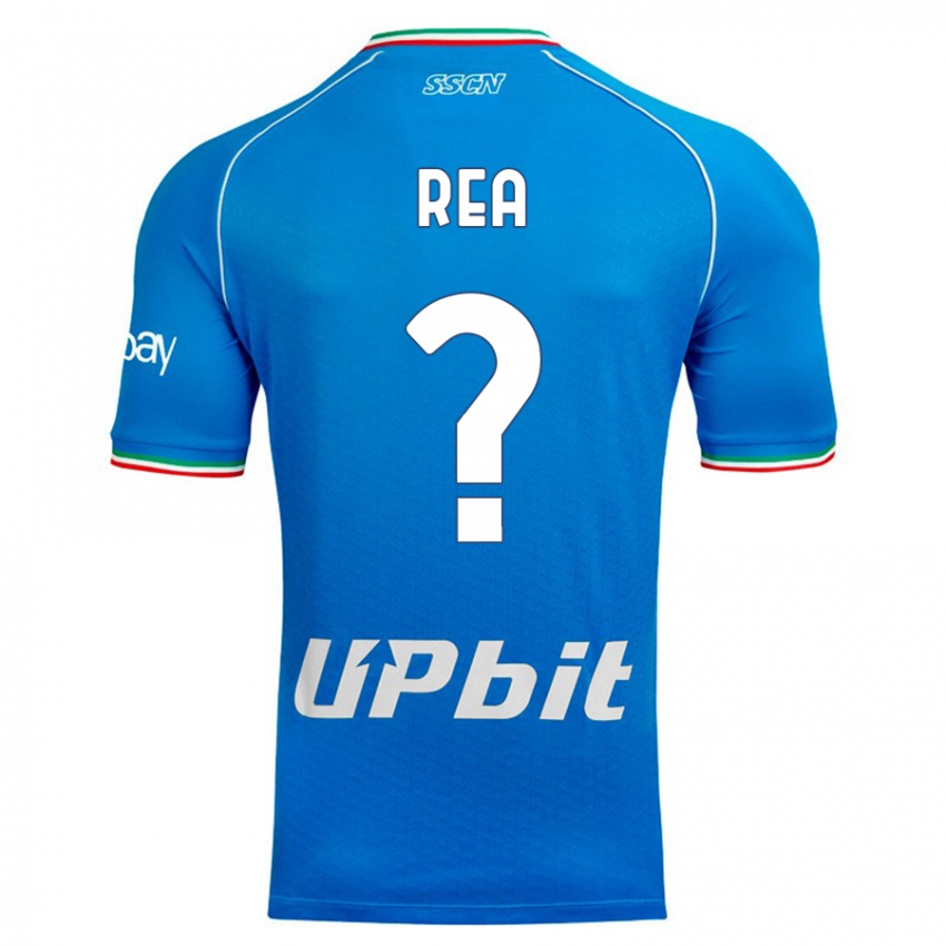 Uomo Maglia Roberto Rea #0 Cielo Blu Kit Gara Home 2023/24 Maglietta