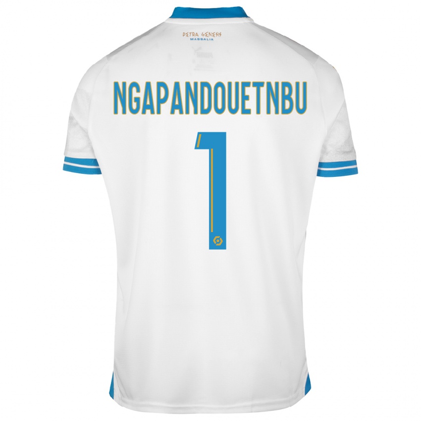 Uomo Maglia Simon Ngapandouetnbu #1 Bianco Kit Gara Home 2023/24 Maglietta