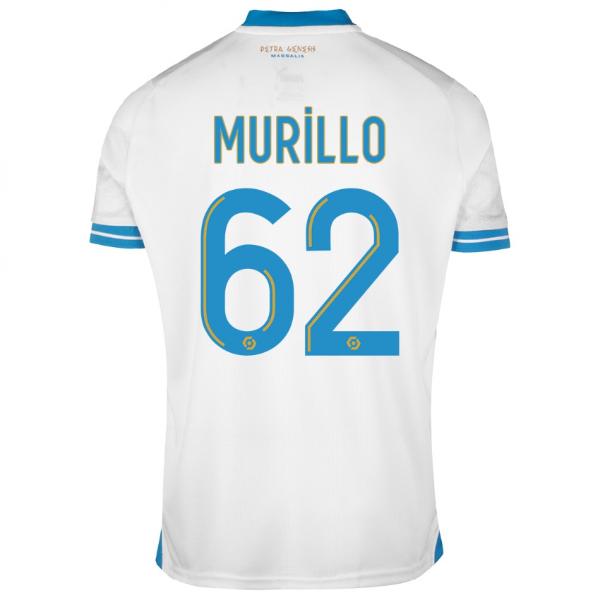 Uomo Maglia Amir Murillo #62 Bianco Kit Gara Home 2023/24 Maglietta