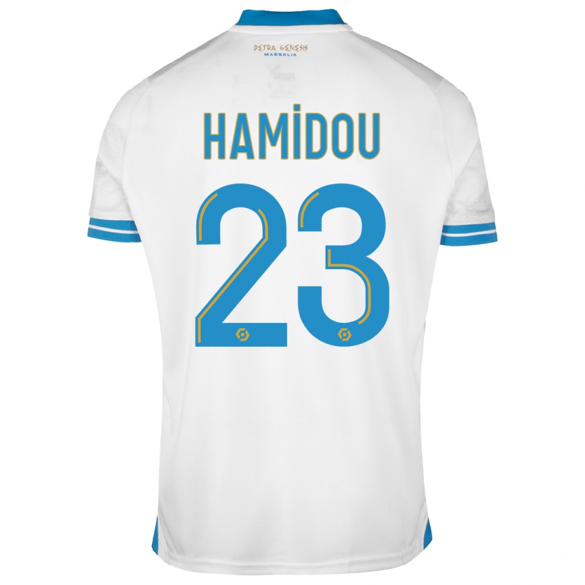 Uomo Maglia Jamila Hamidou #23 Bianco Kit Gara Home 2023/24 Maglietta