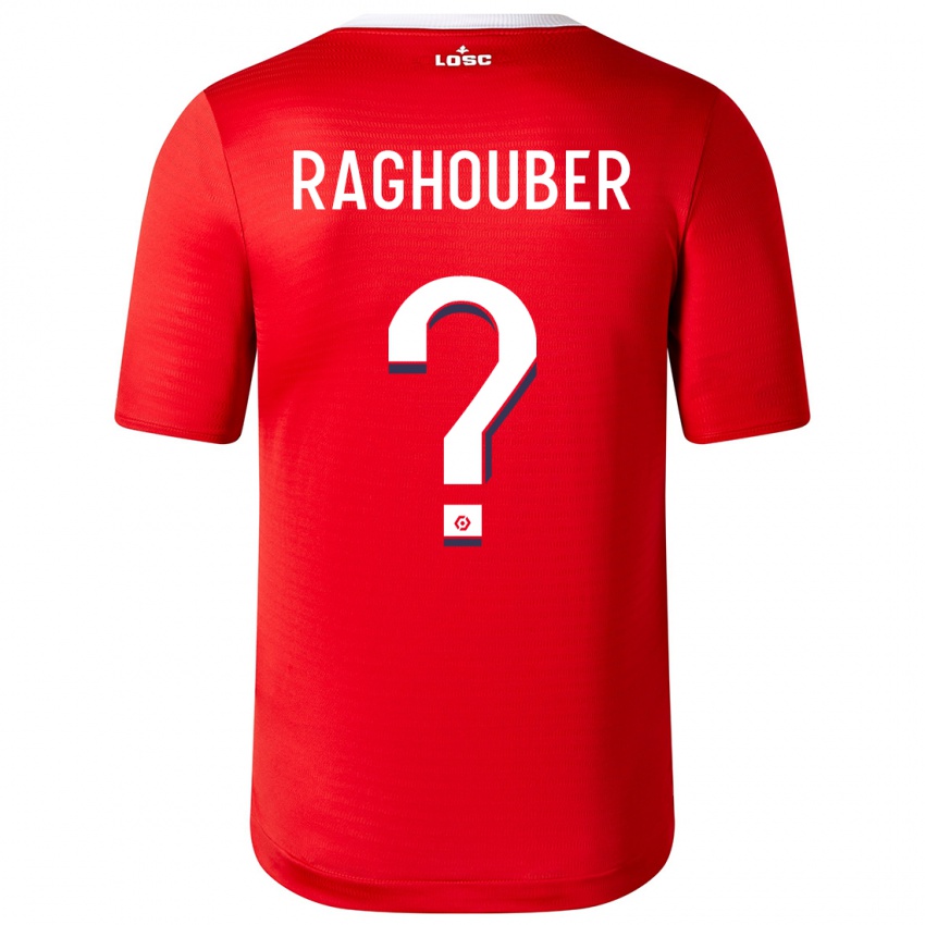 Uomo Maglia Ugo Raghouber #0 Rosso Kit Gara Home 2023/24 Maglietta
