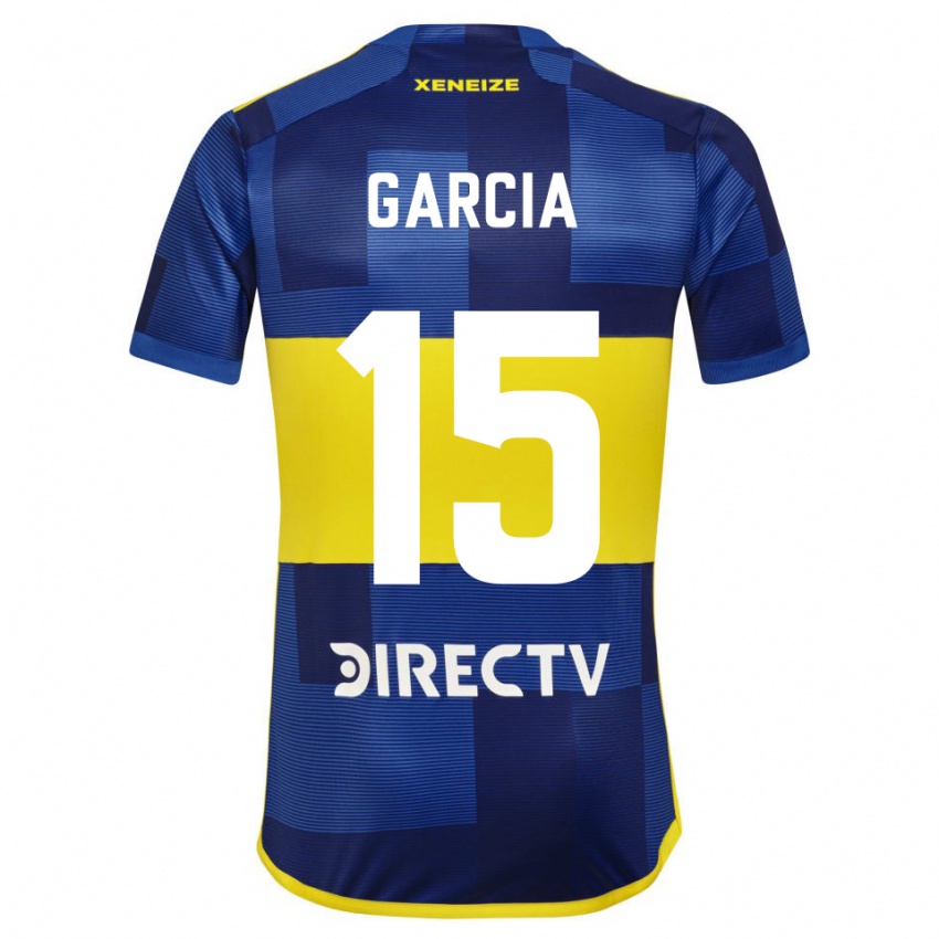 Uomo Maglia Ramiro Garcia #15 Blu Scuro Giallo Kit Gara Home 2023/24 Maglietta