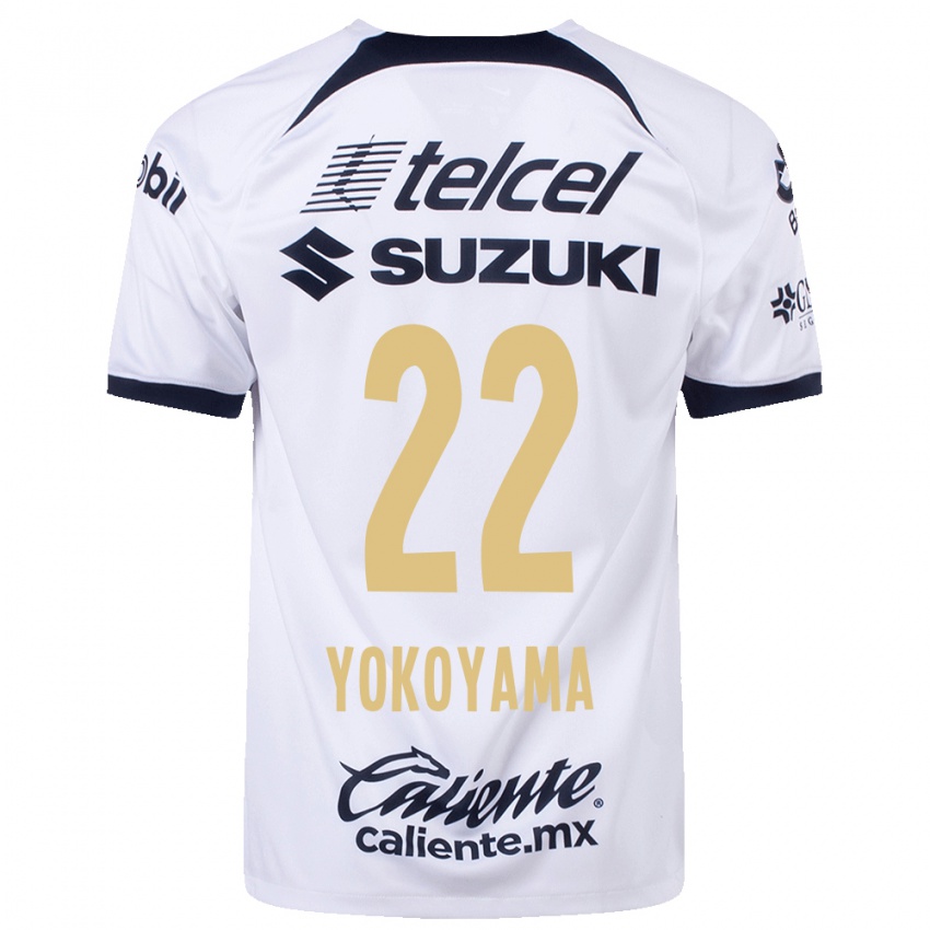 Uomo Maglia Akemi Yokoyama #22 Bianco Kit Gara Home 2023/24 Maglietta