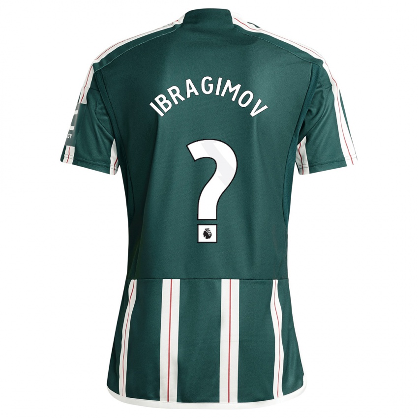 Uomo Maglia Amir Ibragimov #0 Verde Scuro Kit Gara Away 2023/24 Maglietta