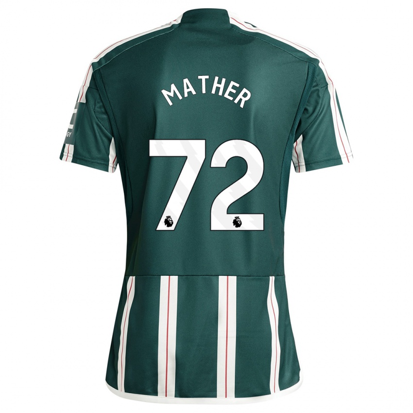 Uomo Maglia Sam Mather #72 Verde Scuro Kit Gara Away 2023/24 Maglietta