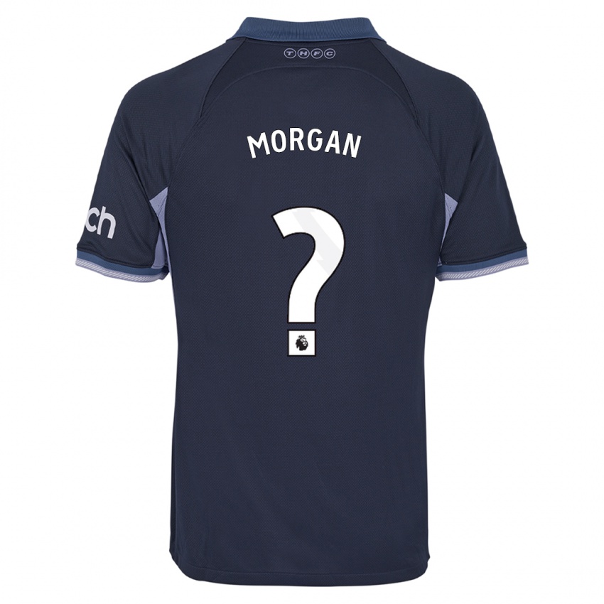 Uomo Maglia Kieran Morgan #0 Blu Scuro Kit Gara Away 2023/24 Maglietta