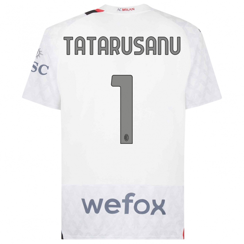 Uomo Maglia Ciprian Tatarusanu #1 Bianco Kit Gara Away 2023/24 Maglietta
