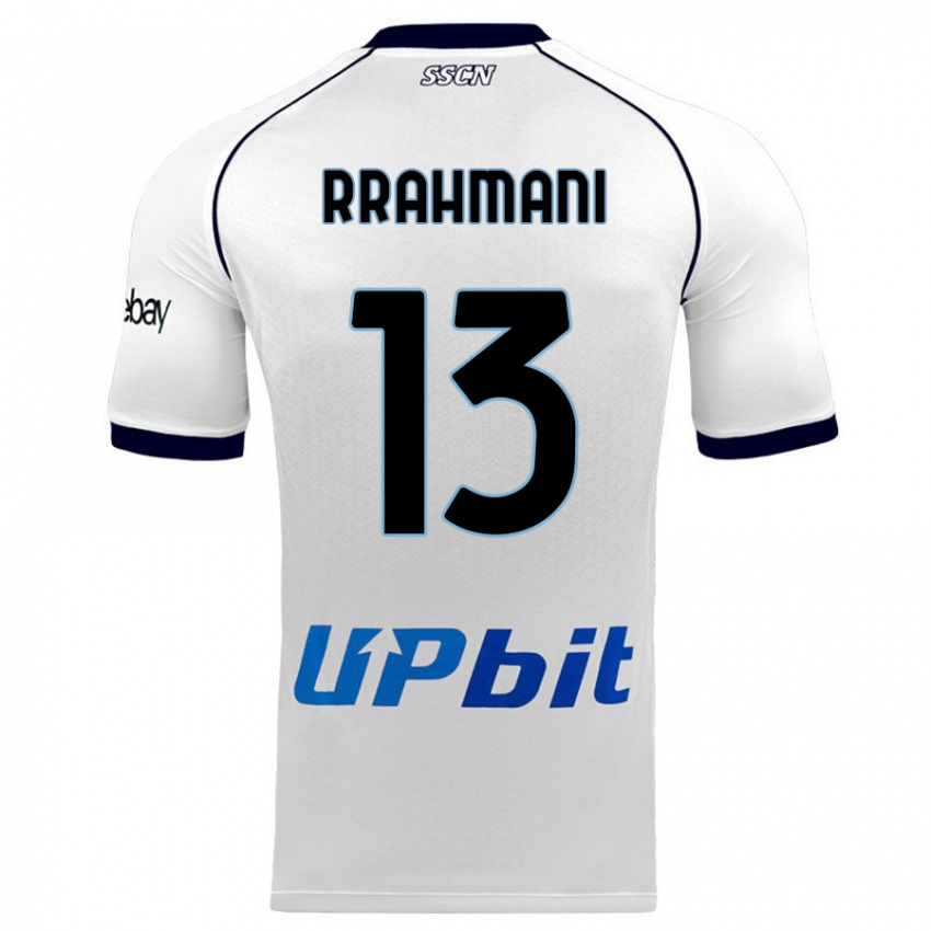 Uomo Maglia Amir Rrahmani #13 Bianco Kit Gara Away 2023/24 Maglietta