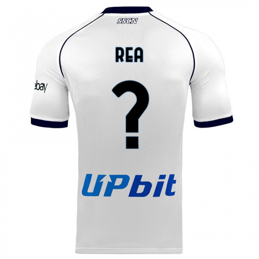 Uomo Maglia Roberto Rea #0 Bianco Kit Gara Away 2023/24 Maglietta