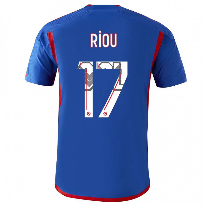 Uomo Maglia Remy Riou #17 Blu Rosso Kit Gara Away 2023/24 Maglietta