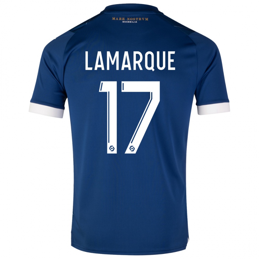 Uomo Maglia Alais Lamarque #17 Blu Scuro Kit Gara Away 2023/24 Maglietta
