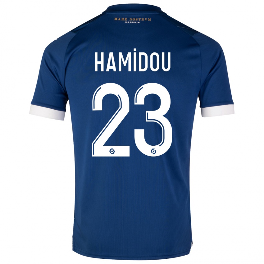 Uomo Maglia Jamila Hamidou #23 Blu Scuro Kit Gara Away 2023/24 Maglietta