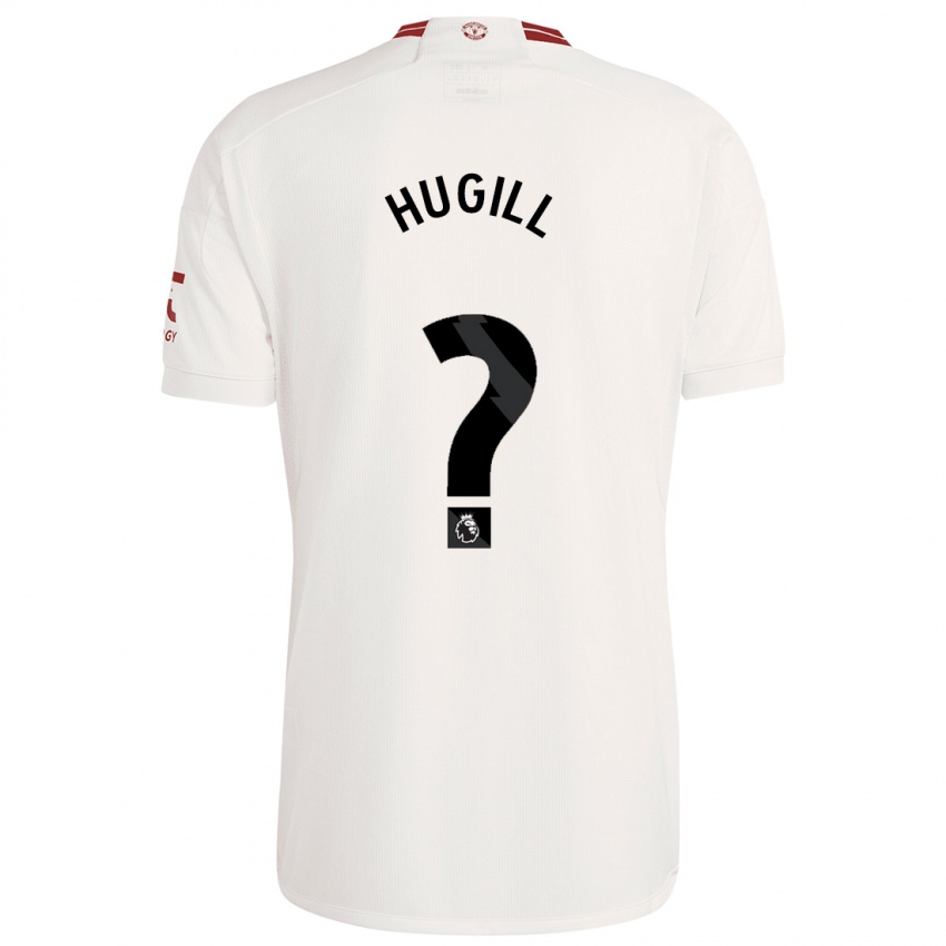 Uomo Maglia Joe Hugill #0 Bianco Kit Gara Third 2023/24 Maglietta
